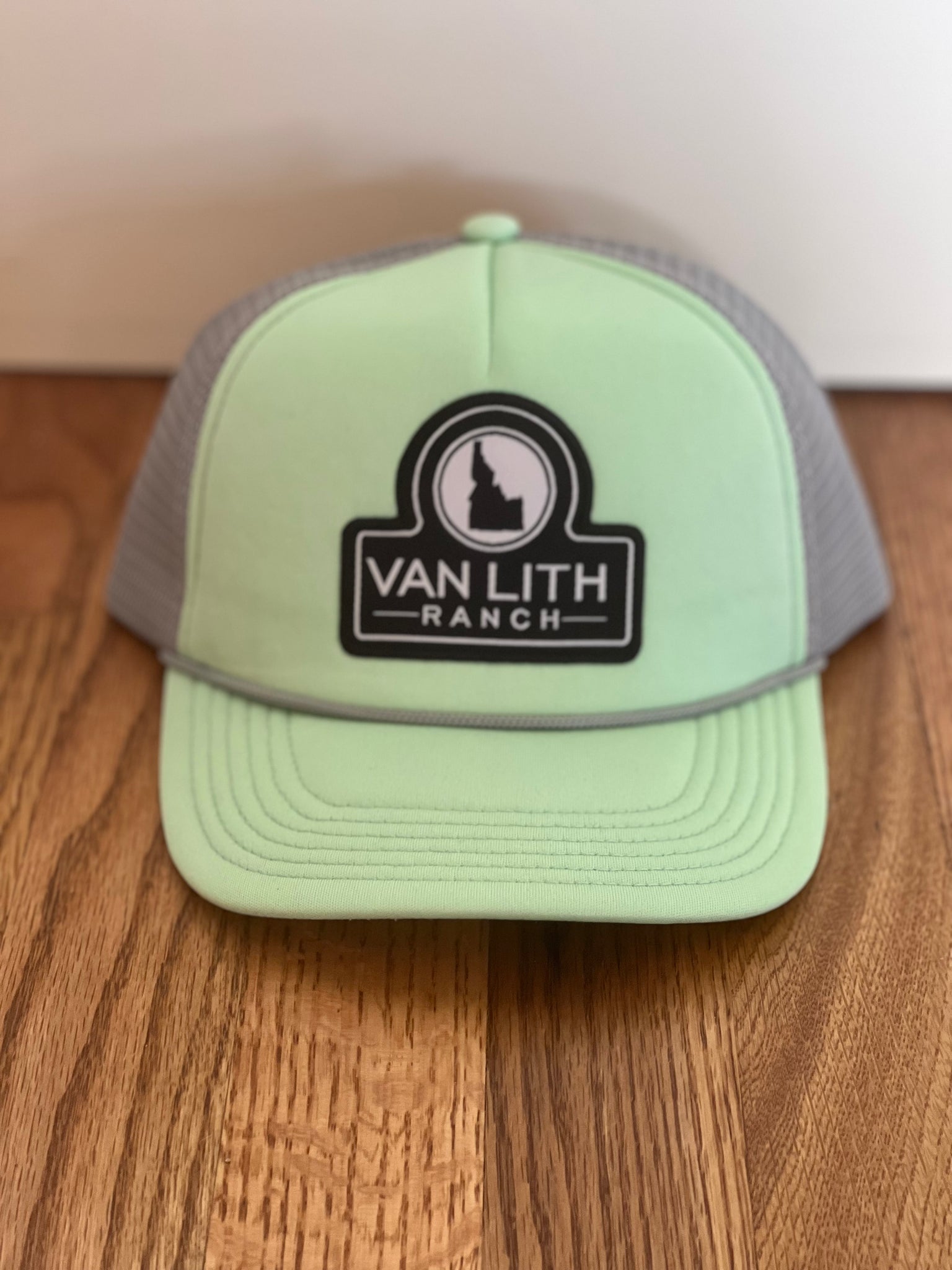 MINT GRAY TRUCKER HAT Van Lith Ranch